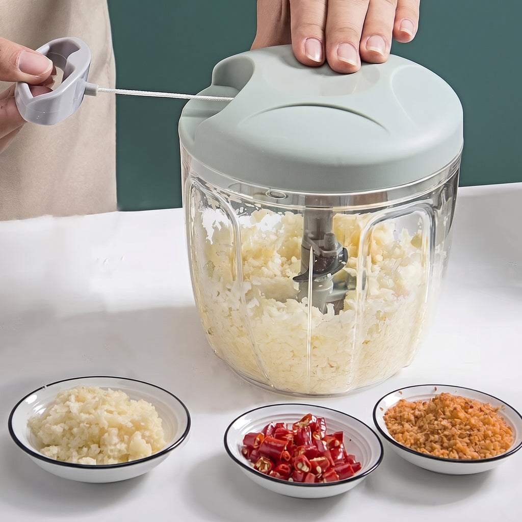 Manual Food Chopper Vegetable & Garlic Cutter