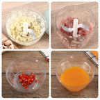 Manual Food Chopper Vegetable & Garlic Cutter