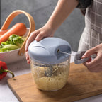 Manual Food Chopper Vegetable & Garlic Cutter
