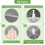 Large Food Cover, 6 Pack Mesh Food Tent