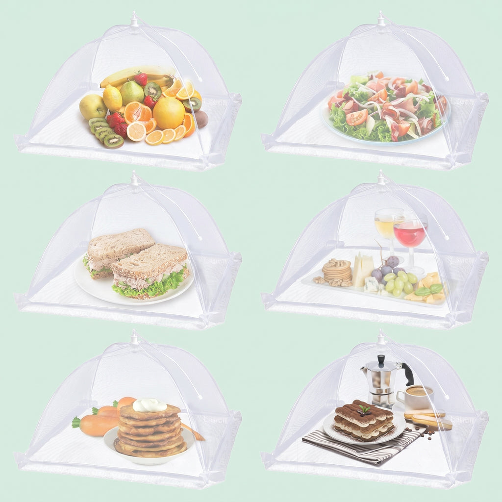 Large Food Cover, 6 Pack Mesh Food Tent