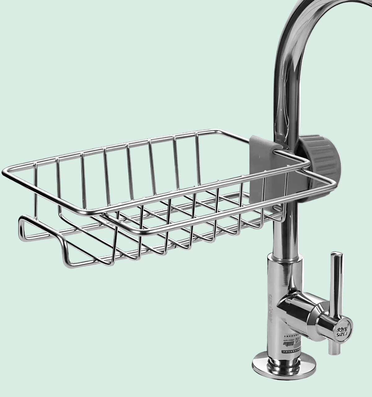 Stainless Steel Over Faucet Sponge Holder
