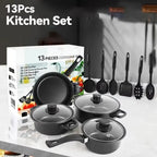 Nonstick Cookware Set with Utensils (13-Piece)