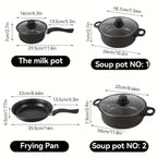 Nonstick Cookware Set with Utensils (13-Piece)