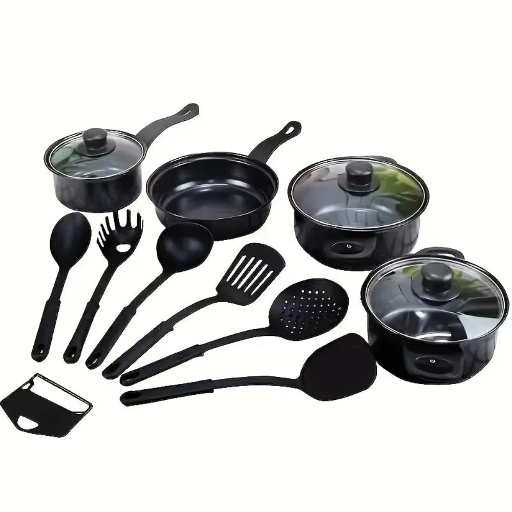 Nonstick Cookware Set with Utensils (13-Piece)