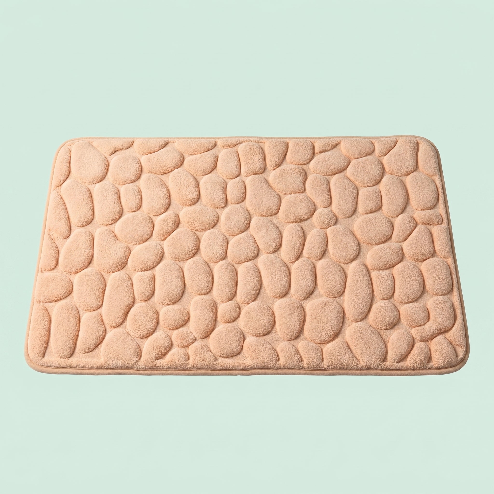 Cobblestone Embossed Bathroom Bath Mat