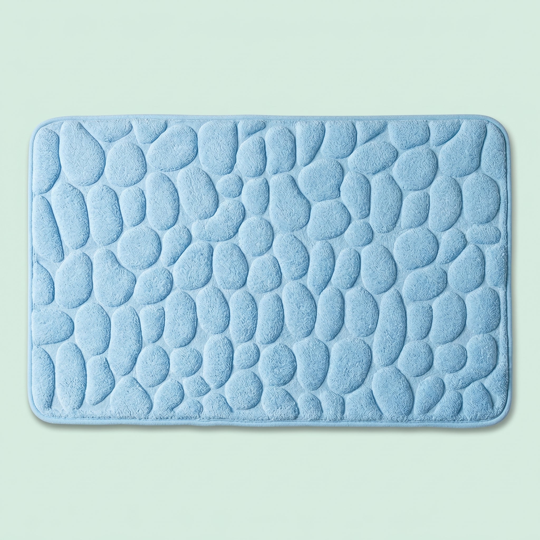 Cobblestone Embossed Bathroom Bath Mat