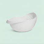 Silicone Double Drain Basket Colander Bowl