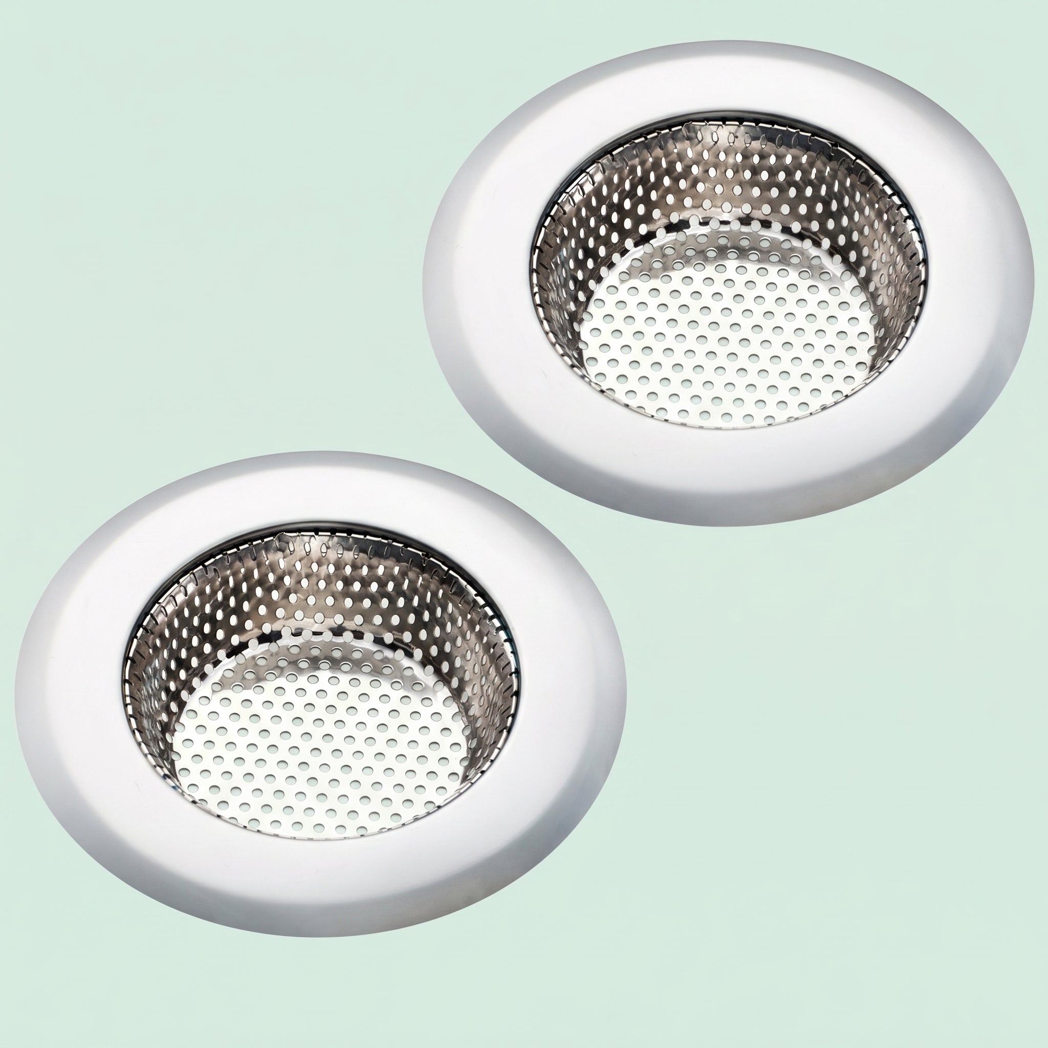 2PCS Kitchen Sink Strainer