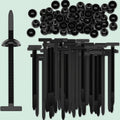 100PCS Reusable Nylon Cable Tie Buckles