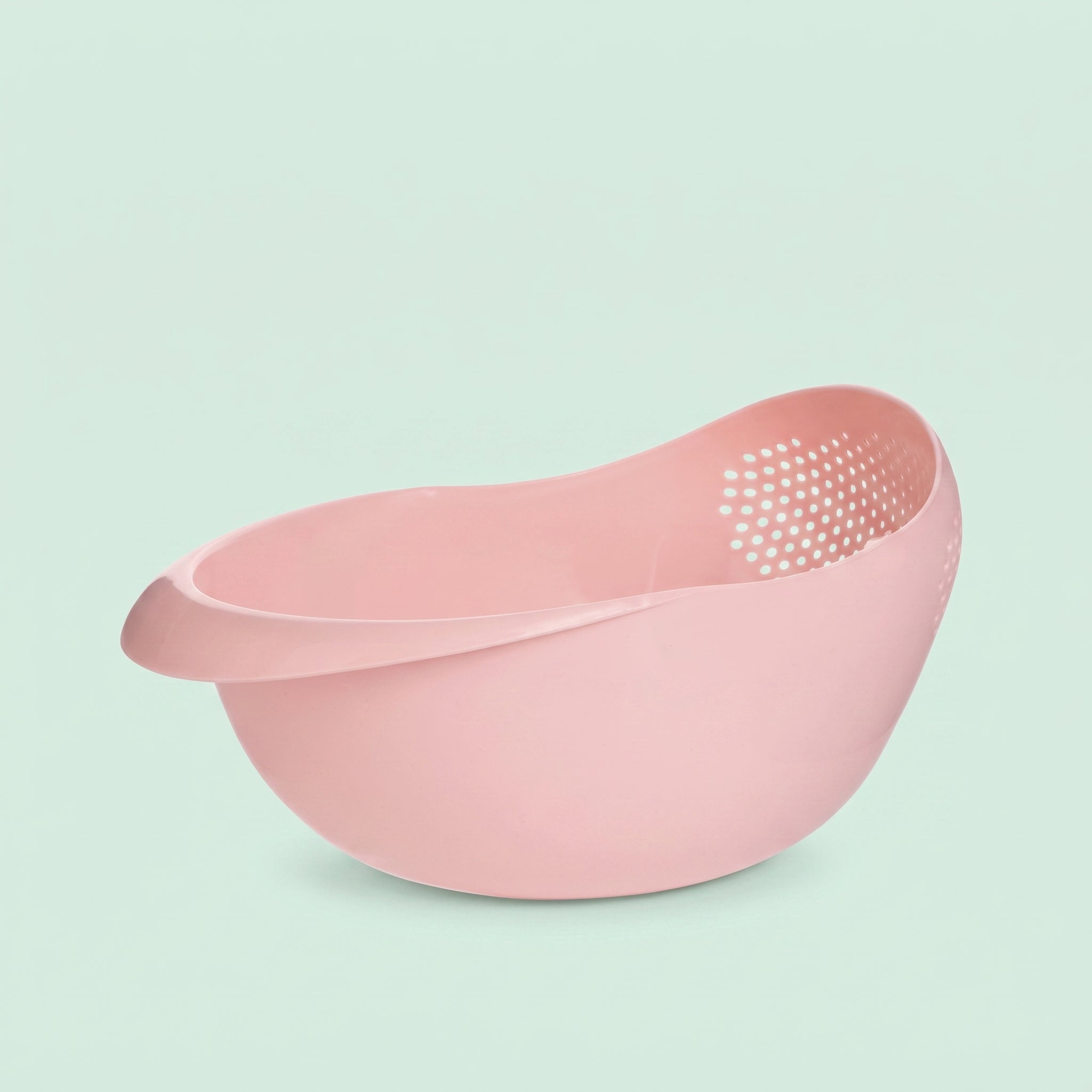 Silicone Double Drain Basket Colander Bowl