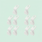 Space-Saving Clothes Hanger Connector Hooks