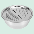 Stainless Steel Salad Bowl with Grater & Strainer
