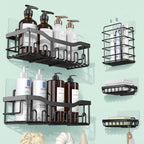 5 Pack Rustproof Stainless Steel Bath Organizers