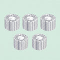 50pcs Reusable Aluminum Foil Food Cover